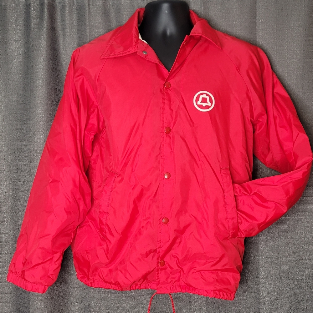 Vintage Red Bell South Telephone Jacket Medium